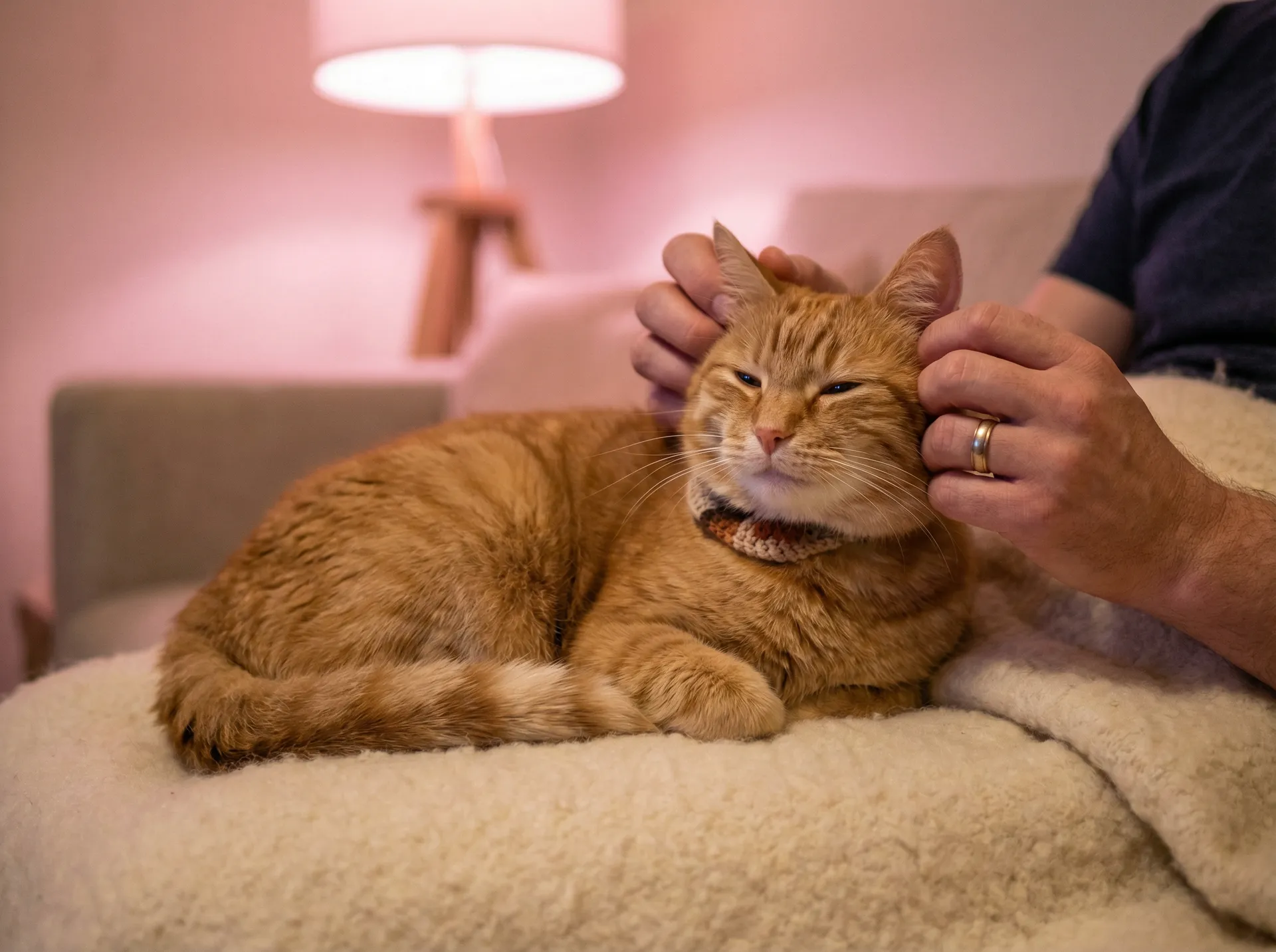 猫咪被温柔抚摸的幸福时刻 - 吃瓜每日大赛